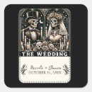 Search for skeleton bride and groom stickers Halloween