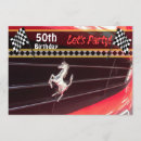 Search for hot rod birthday invitations Vintage