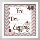 Search for pink and gray elephant nursery art Baby