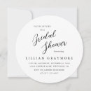 Search for script typography bridal shower invitations Stylish