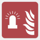 Search for alarming stickers Fire alarm