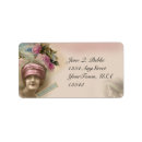 Search for victorian style return address labels Pink