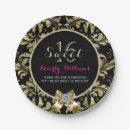 Search for black and gold paper plates Girly