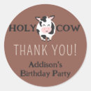 Search for cow thank you stickers Farm animals