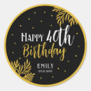Search for happy 40th stickers Trendy