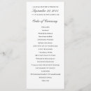 Search for wedding programs Formal