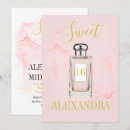 Search for rectangle perfume bottle invitations Girly