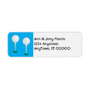 Search for golf ball return address labels Sports