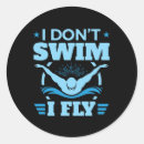 Search for i swim stickers Funny