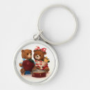 Search for teddy bear key rings White