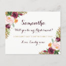 Search for floral bridesmaid cards Bridesmaids
