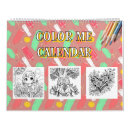 Search for adult calendars Colouring pages