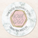 Search for thank you coasters Business