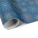 Search for fireworks wrapping paper Colourful