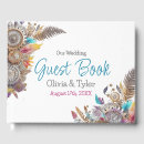 Search for unique wedding guest books Flowers