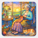 Search for cat with glasses stickers Vintage