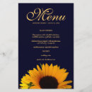 Search for sunflower menus Bridal