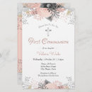 Search for communion christening invitations Blush pink