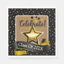 Search for graduation plates and napkins Black