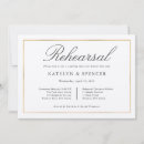 Search for classic rehearsal dinner invitations Simple