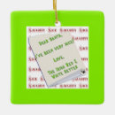 Search for naughty or nice christmas tree decorations Santa