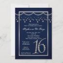 Search for navy blue diamond invitations Party