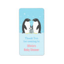 Search for baby penguin return address labels Blue
