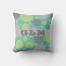 Search for green and grey cushions Aqua