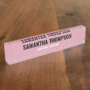 Search for pink name plates Chic