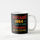 Search for vintage 1964 mugs 60th birthday