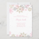 Search for snow baby shower invitations Glitter