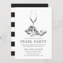 Search for rehearsal party invitations Black and white
