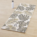 Search for palm leaves yoga mats Gold