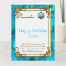 Search for birthstone cards Turquoise