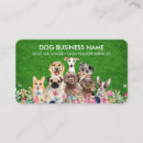 Search for pet grooming business cards Dog walking