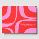 Search for pink guest books Contemporary