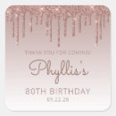 Search for 80th birthday thank you Eighty