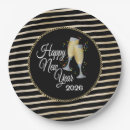 Search for happy new year paper plates Celebration