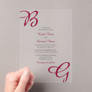 Search for maroon wedding invitations Minimalist