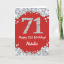 Search for 71 birthday cards Seventy first birthday