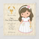 Search for dove first communion invitations Gold
