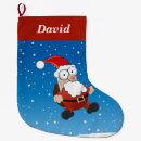 Search for black santa claus christmas stockings White