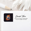 Search for sports teams return address labels Fun