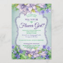 Search for bridal attendants invitations Flower girl