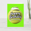 Search for tennis birthday cards Green