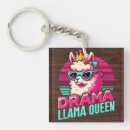 Search for drama key rings Llama lovers