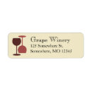 Search for winery return address labels Modern