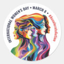 Search for abstract face stickers Girl power