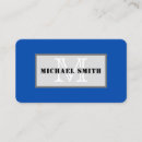 Search for cobalt blue business cards Elegant