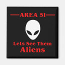 Search for area magnets Alien